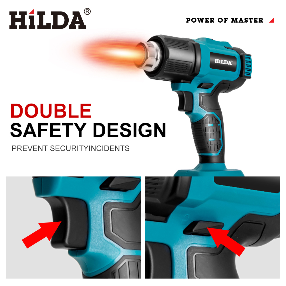 HILDA Handheld Hot Air Gun Adj - مراجعة Heat Gun Small وسعره