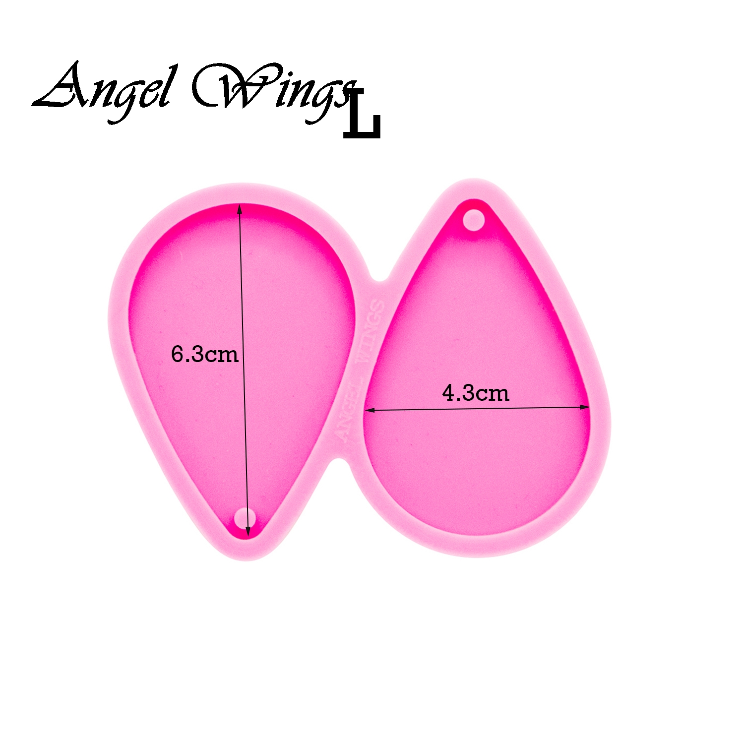 Shiny Tear Drop Hoop Earrings  - مراجعة Geode Mold Silicone وسعره