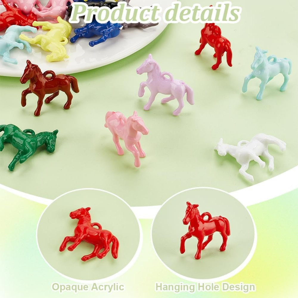 48pcs Opaque Acrylic Pendants  - مراجعة Resin Crafts وسعره