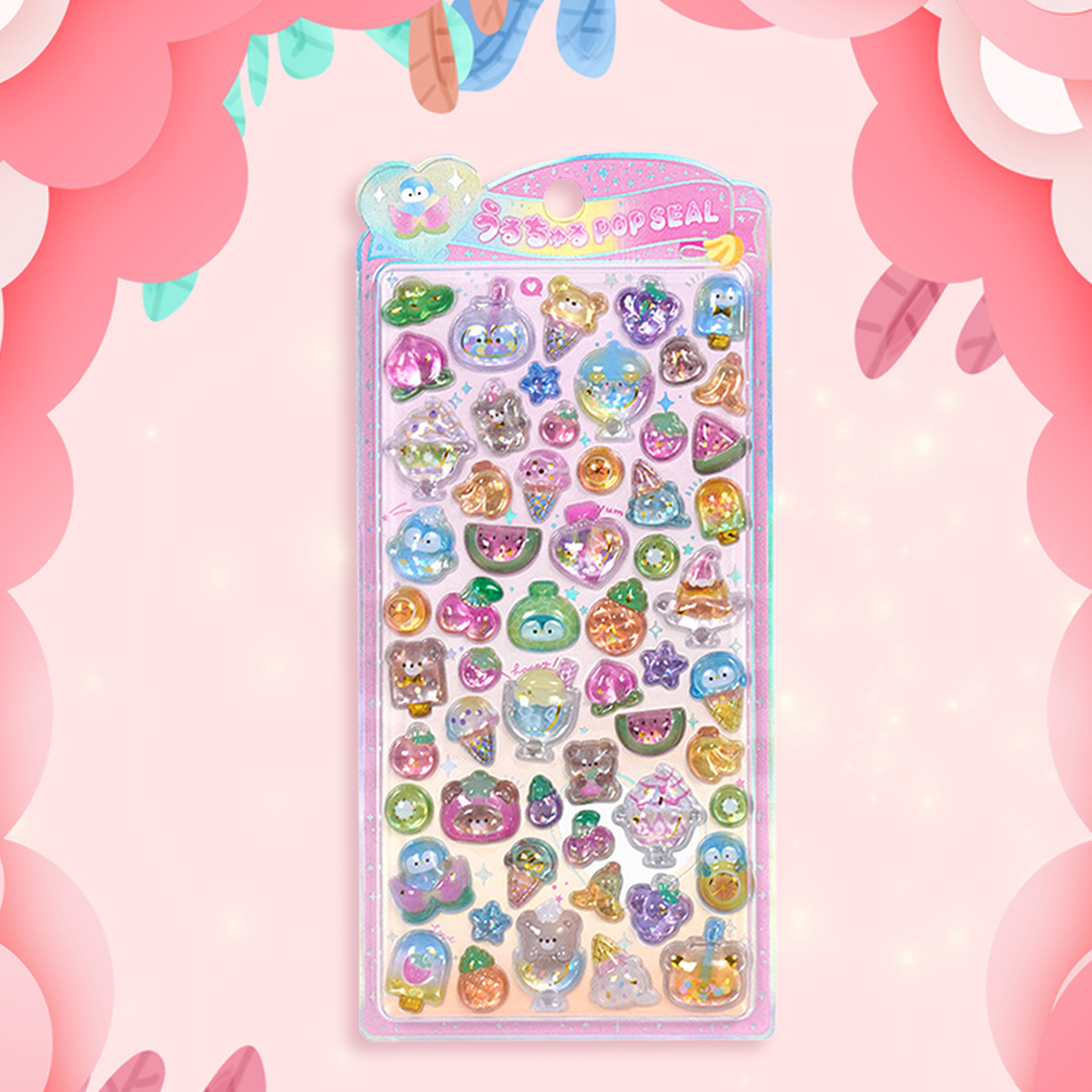 Cute Animal Sticker Pack 3D Sp - مراجعة Resin Glitter Pack وسعره