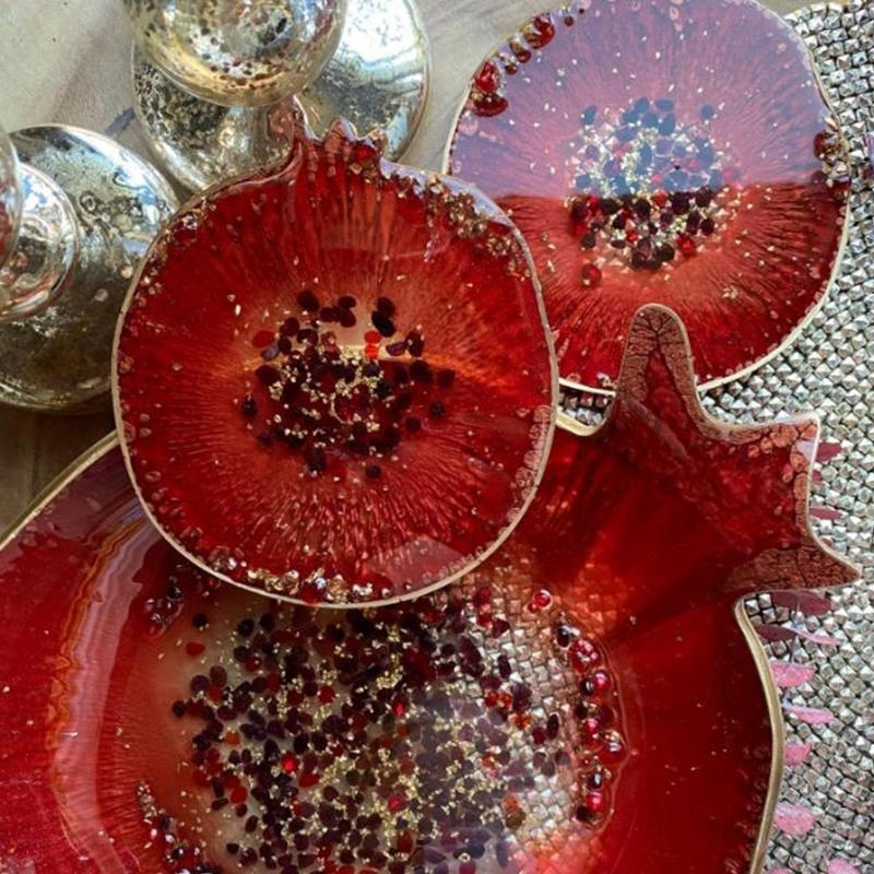 X6HE Pomegranate Geode Agate E - مراجعة Geode Mold Silicone وسعره