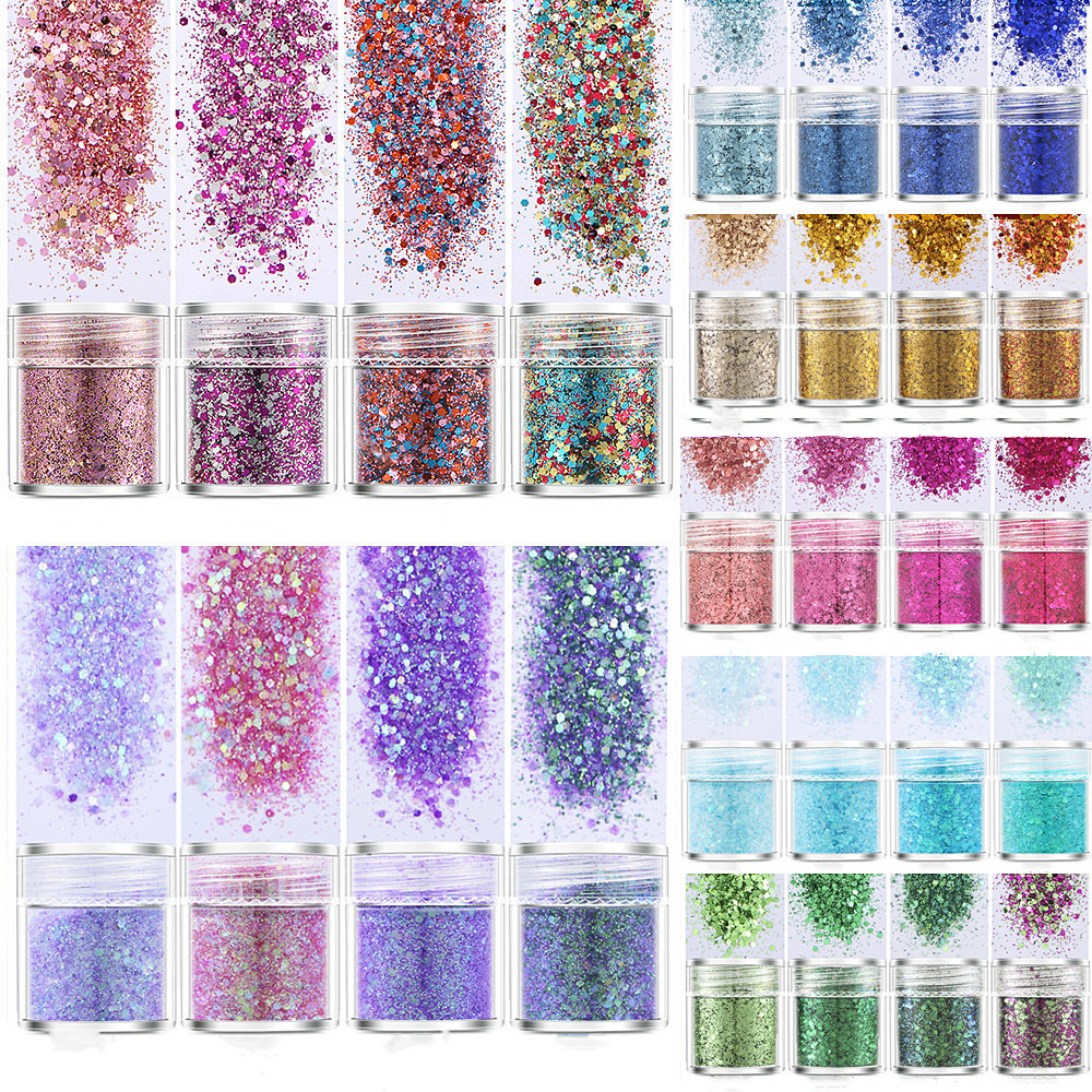 SNASAN 4Pcs Color Superfine Gl - مراجعة Resin Pigment Set وسعره