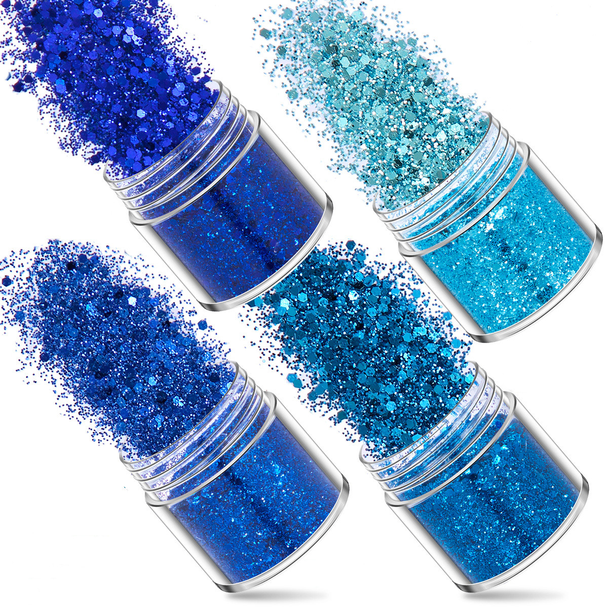 SNASAN 4Pcs Color Superfine Gl - مراجعة Resin Pigment Set وسعره