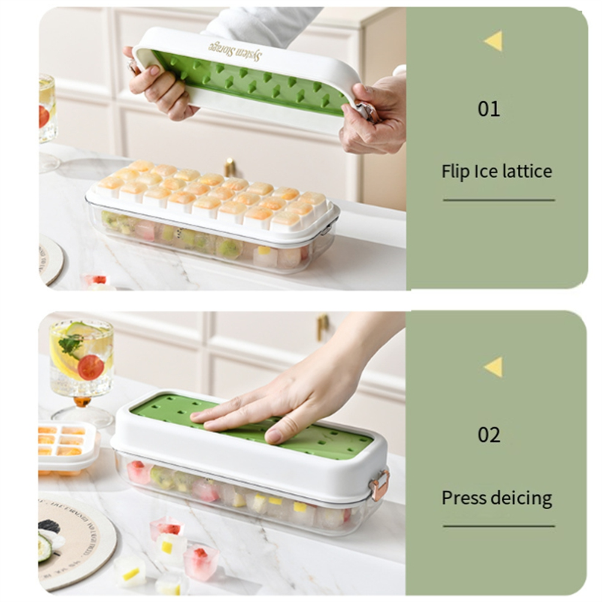 Y31A 24Grid Type Ice Tray Mold - مراجعة Silicone Mold Tray وسعره
