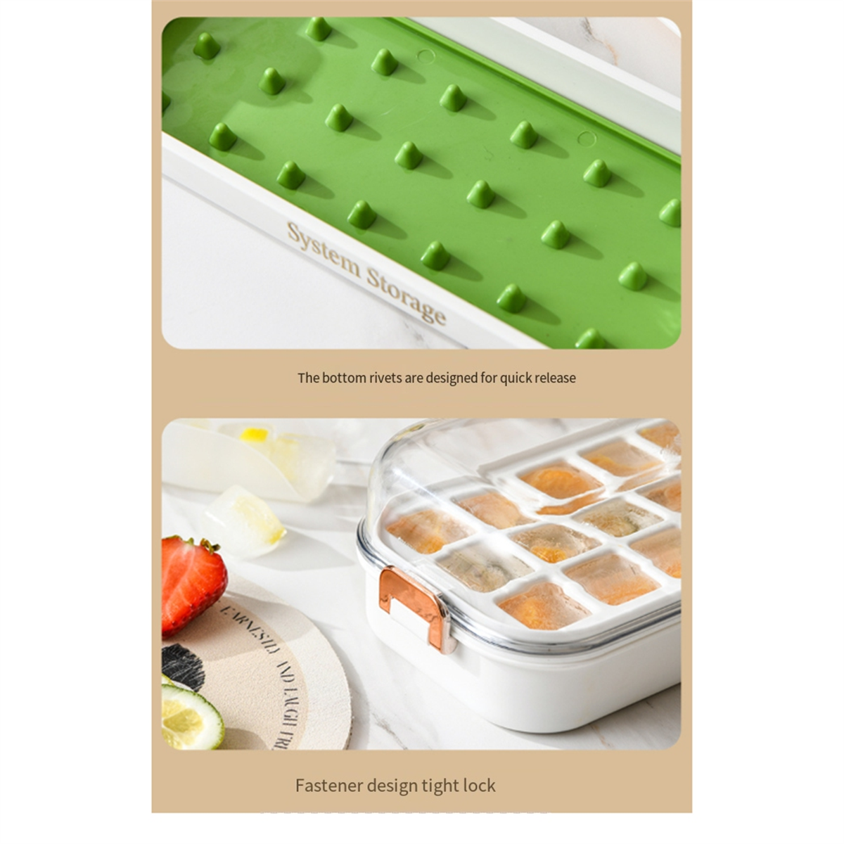 Y31A 24Grid Type Ice Tray Mold - مراجعة Silicone Mold Tray وسعره