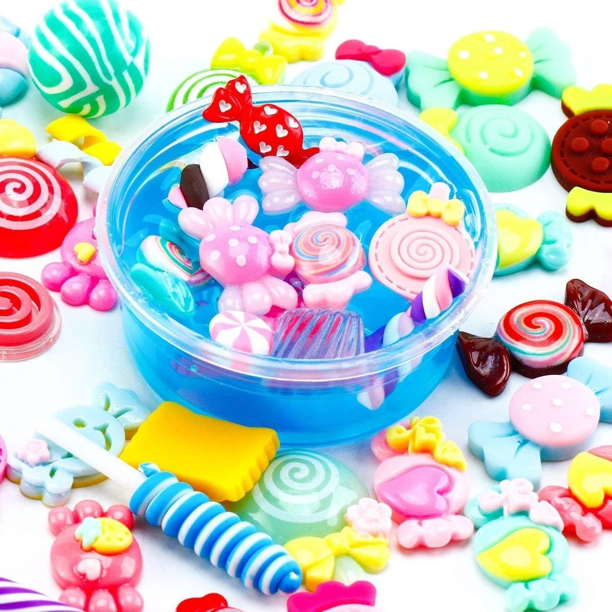 30pcs Random Candy Slime Charm - مراجعة Resin Craft Supplies وسعره
