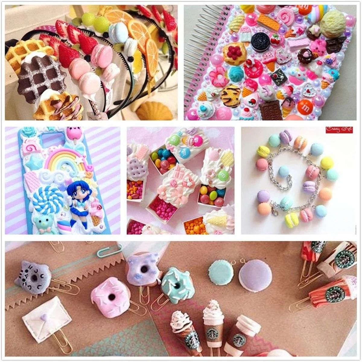 30pcs Random Candy Slime Charm - مراجعة Resin Craft Supplies وسعره
