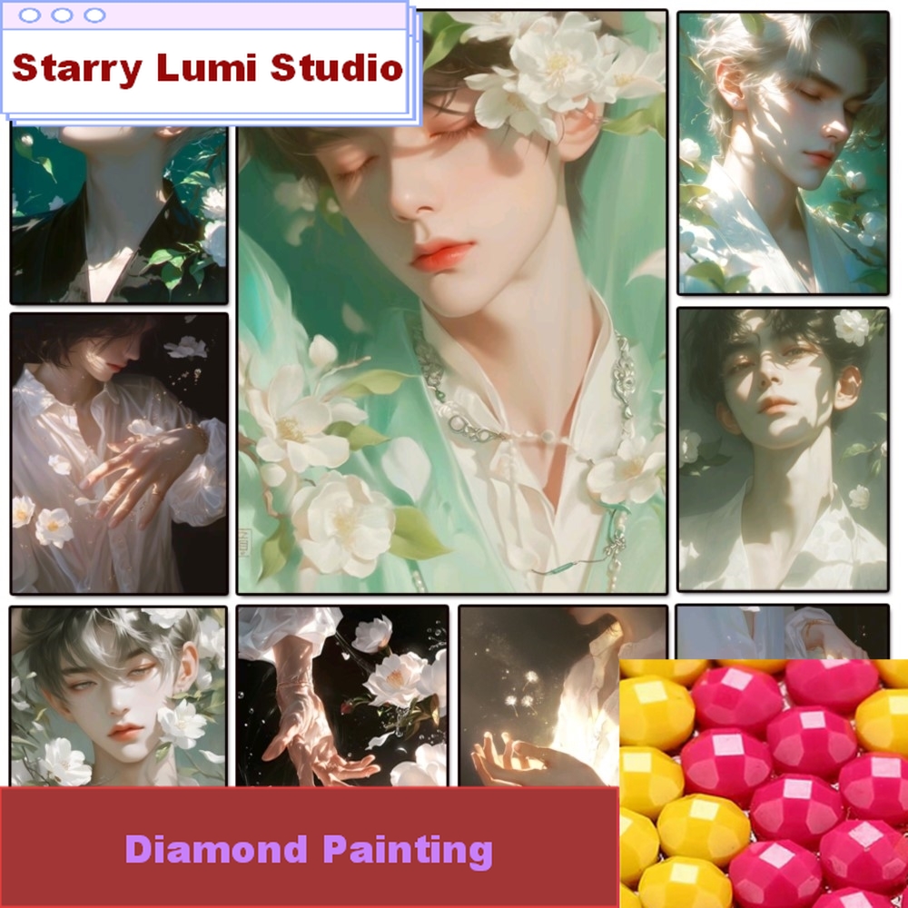 Handsome Boy 5d Diy Diamond Pa - مراجعة Resin Jewelry Kit وسعره