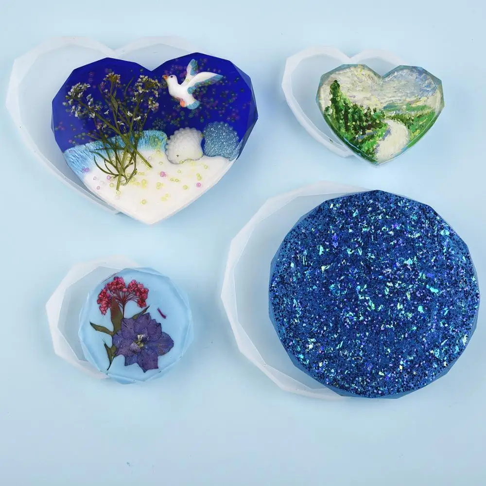 Resin Coaster Silicone Mold Ca - مراجعة Coaster Mold Round وسعره