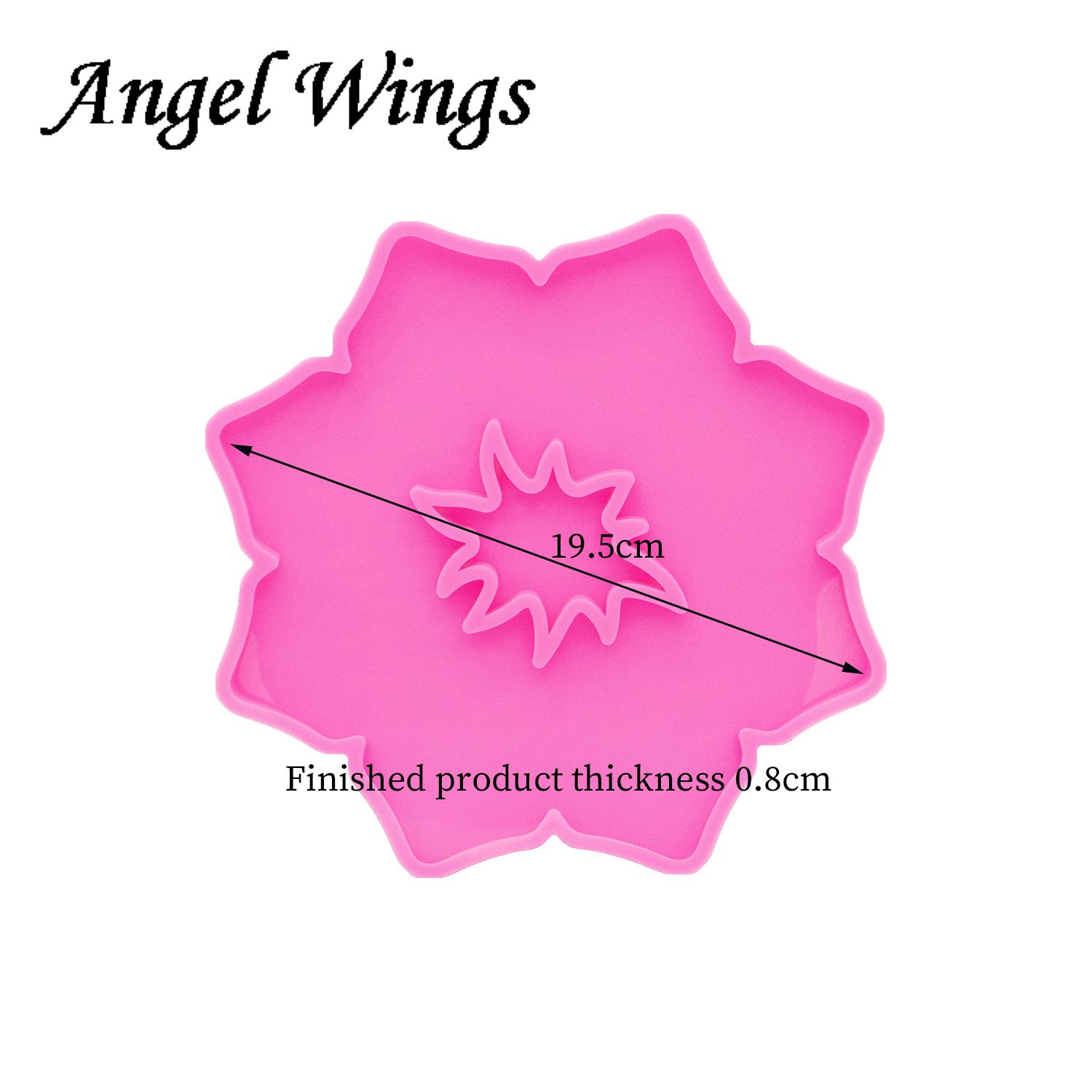 Flower Coaster Silicone Molds  - مراجعة Geode Mold Silicone وسعره