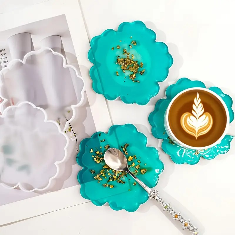 diy sakura shaped resin mold - - مراجعة Geode Mold Silicone وسعره