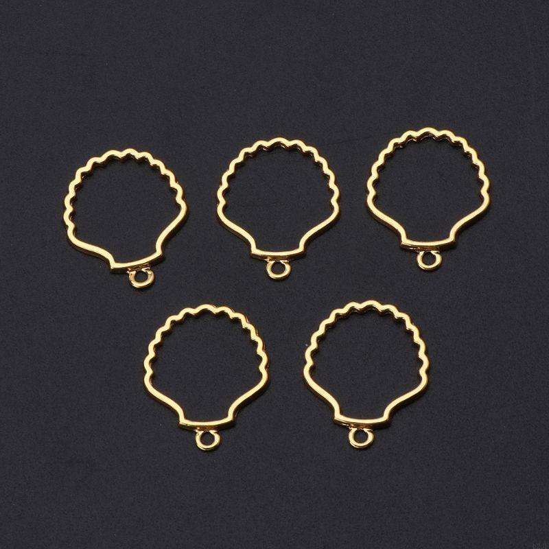   5Pcs Blank Frame Pendant for - مراجعة Bezels Set Pendant وسعره