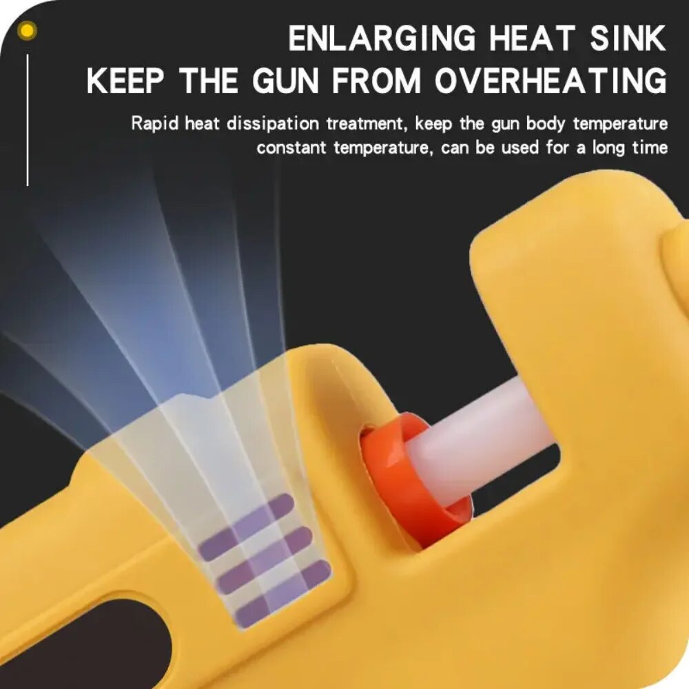 Hot Glue Gun Kit 20W Mini DIY  - مراجعة Heat Gun Small وسعره