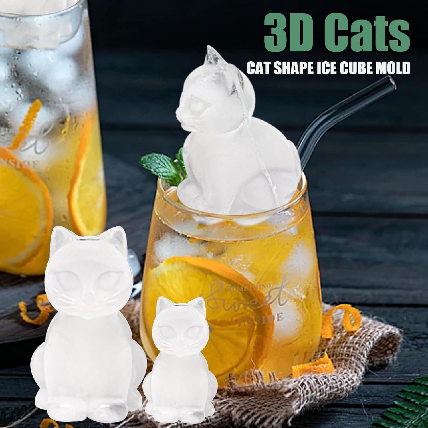 3D Cat Ice Cube Mold, Admaison - مراجعة Silicone Mold Tray وسعره