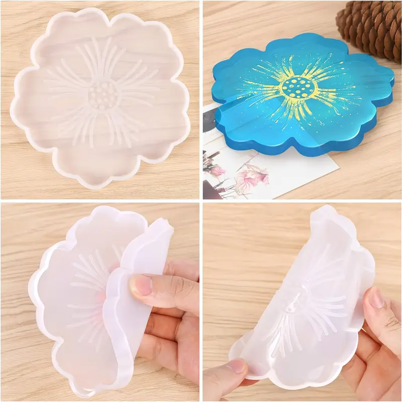 DIY Sakura Shaped Resin Mold - - مراجعة Geode Mold Silicone وسعره