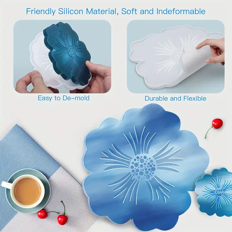 DIY Sakura Shaped Resin Mold - - مراجعة Geode Mold Silicone وسعره