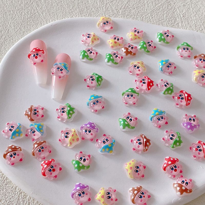2/10/20pcs Kirby Nail Charms 3 - مراجعة Crafting Resin وسعره