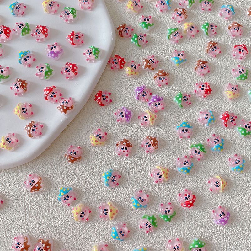 2/10/20pcs Kirby Nail Charms 3 - مراجعة Crafting Resin وسعره