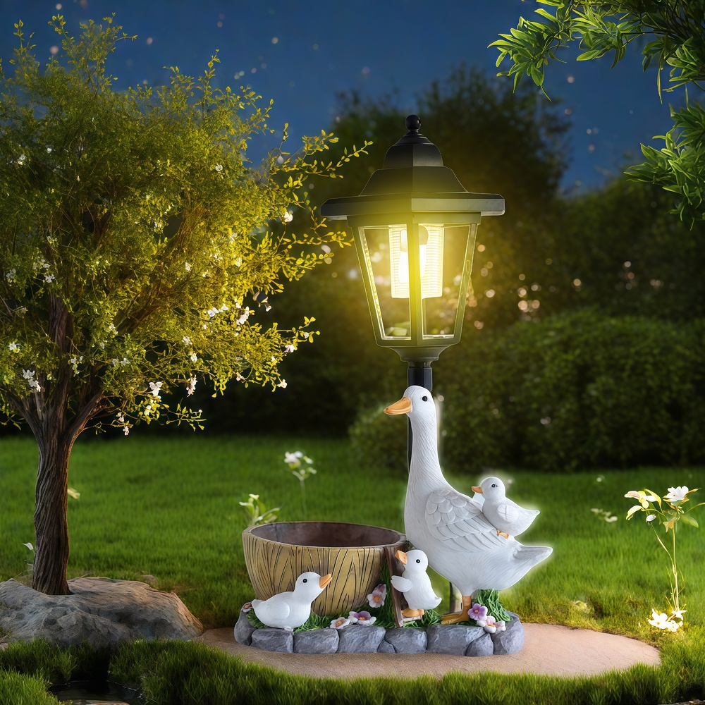 Solar Duck Night Light Garden  - مراجعة Resin Craft Supplies وسعره