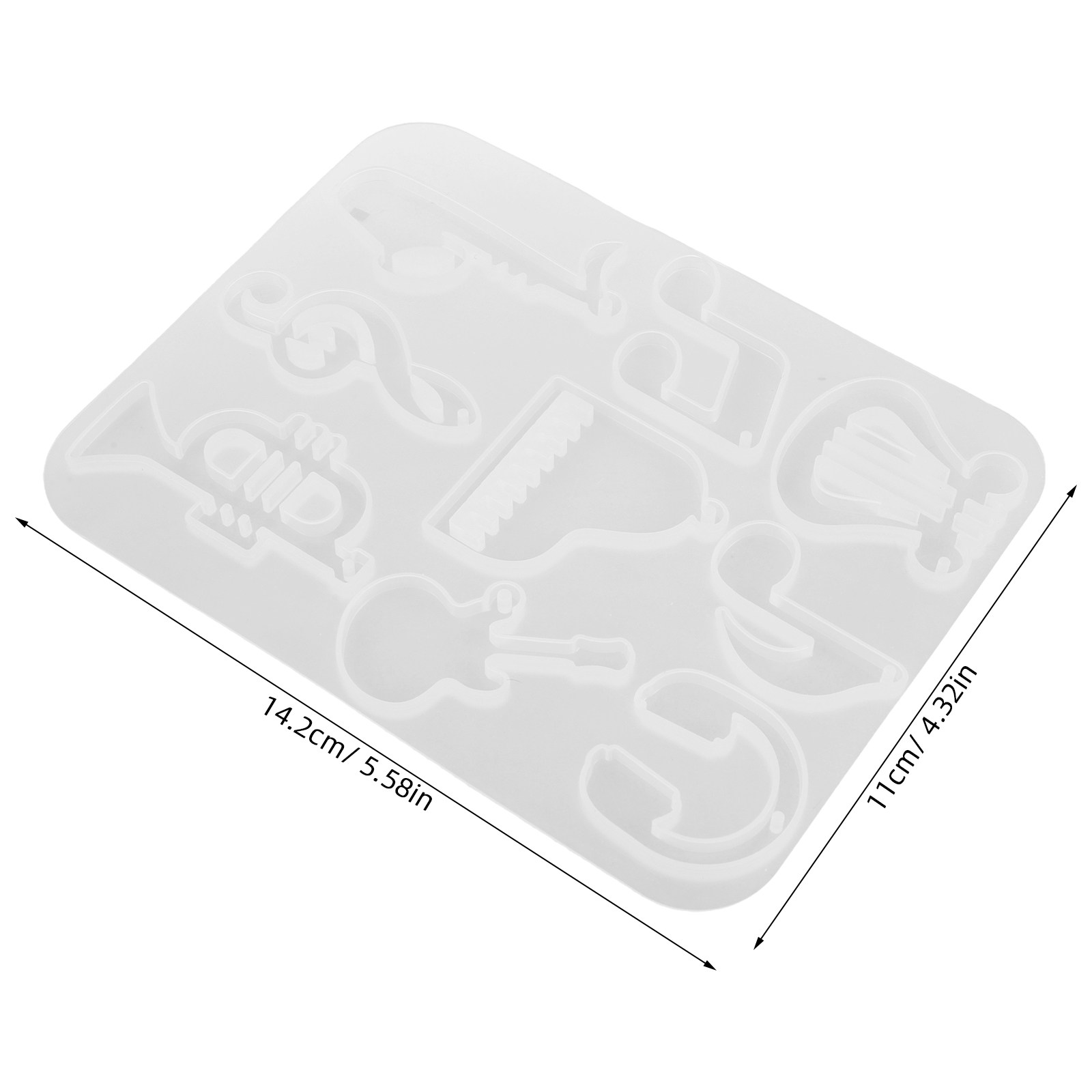 3Pcs Music Themed Silicone Mol - مراجعة Resin Craft Workshop وسعره