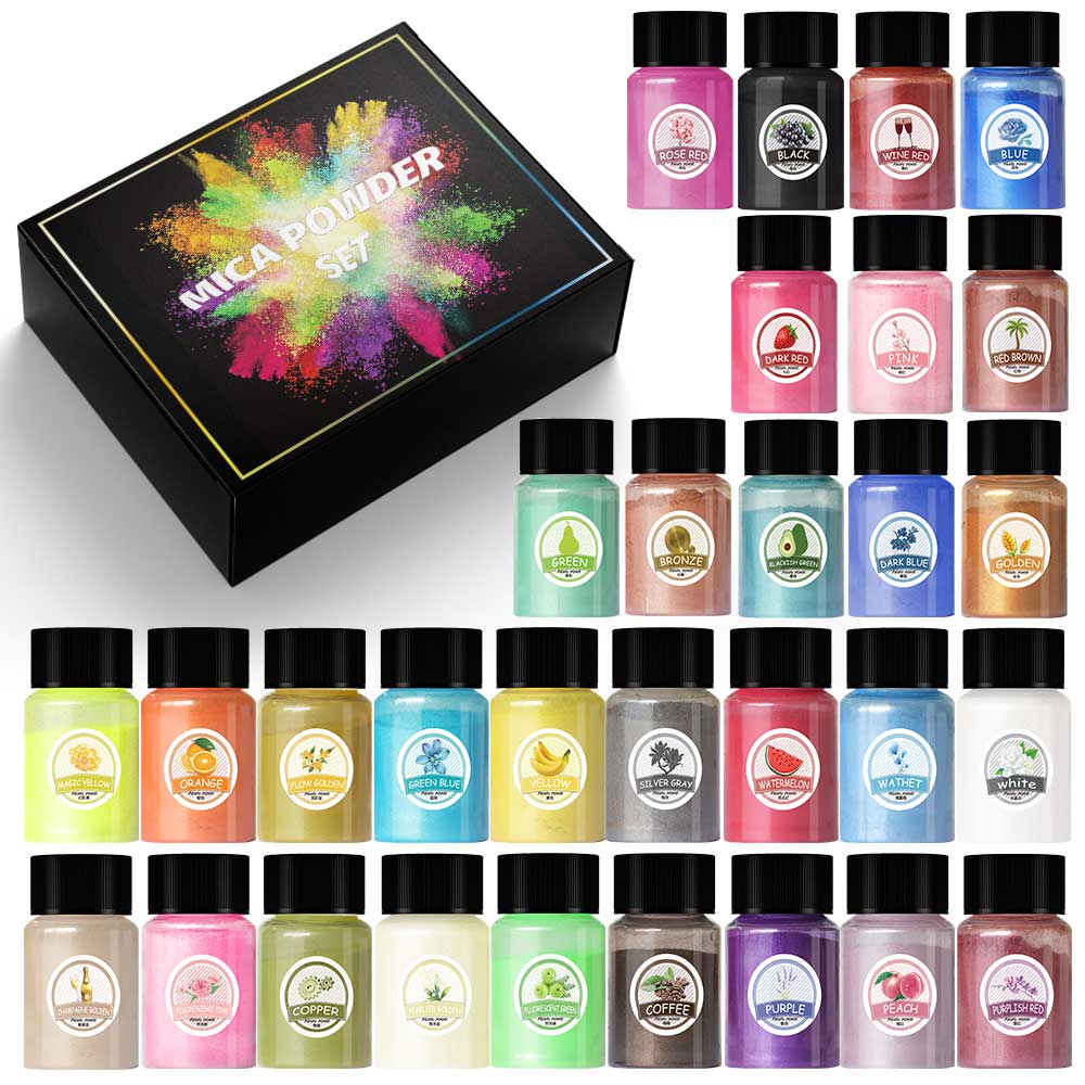 10ml Pearl Powder Epoxy Resin  - مراجعة Resin Pigment Set وسعره