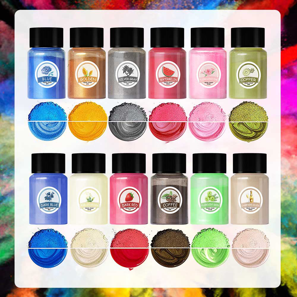 10ml Pearl Powder Epoxy Resin  - مراجعة Resin Pigment Set وسعره