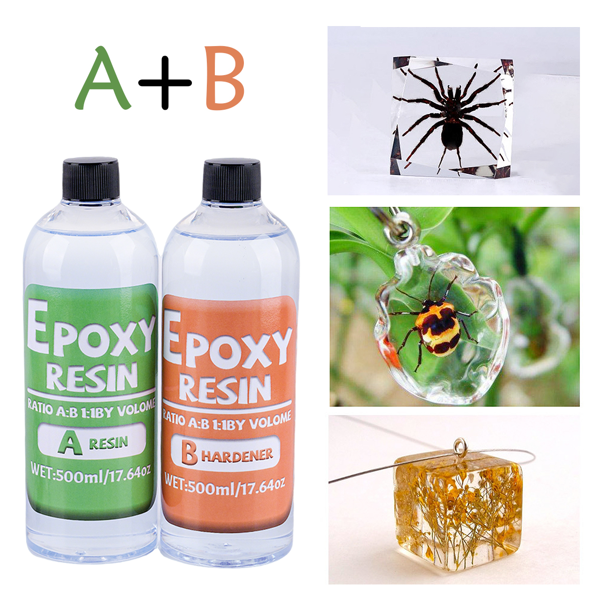 1:1 AB Resin Epoxy Glue Kit Hi - مراجعة Resin Jewelry Kit وسعره