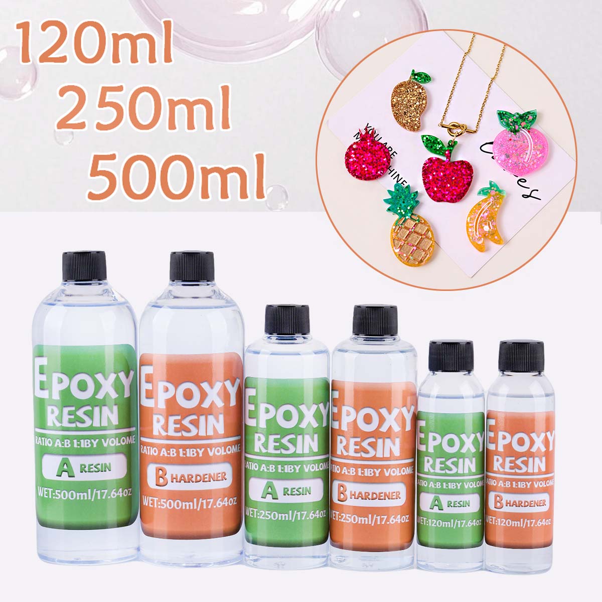 1:1 AB Resin Epoxy Glue Kit Hi - مراجعة Resin Jewelry Kit وسعره