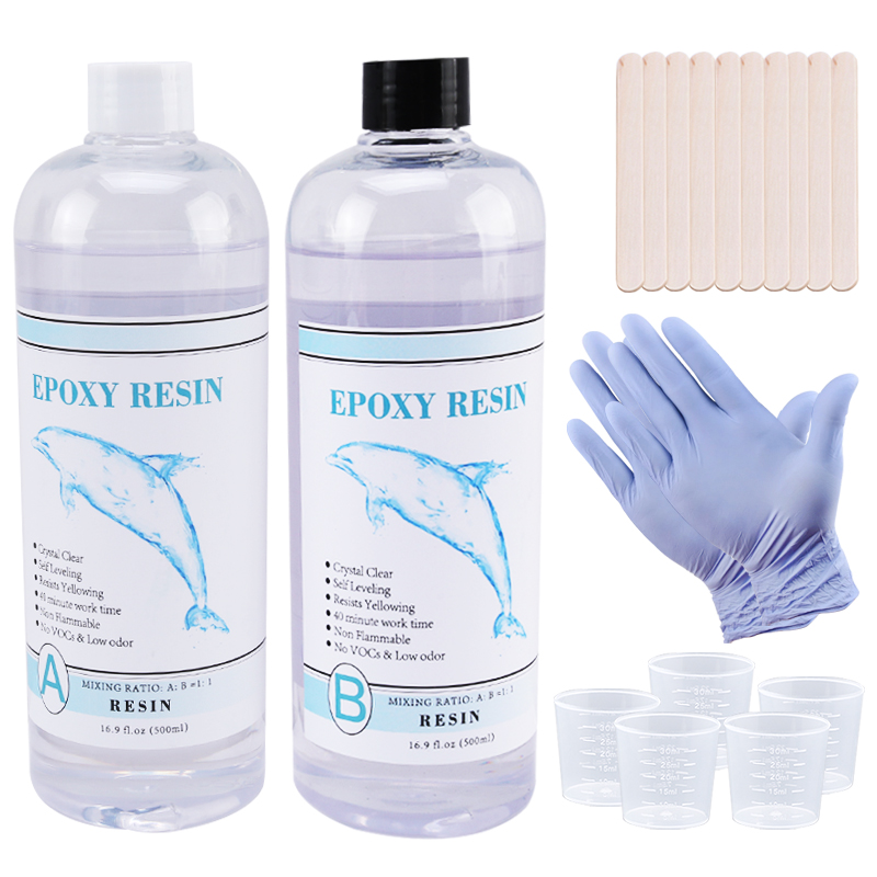 1:1 Clear Epoxy Resin Crystal  - مراجعة Epoxy Uv Resin Kit وسعره