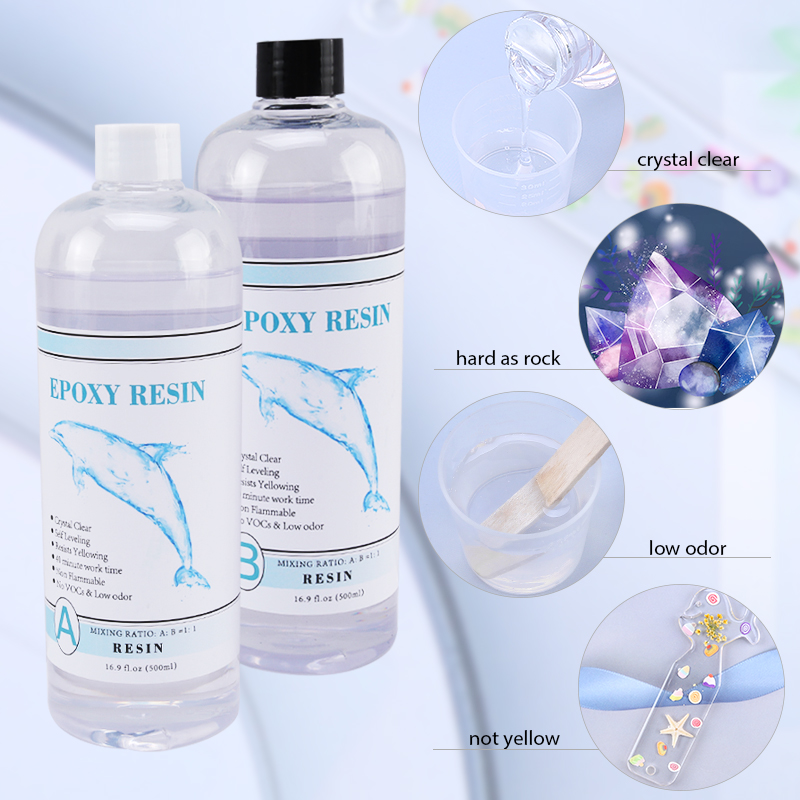 1:1 Clear Epoxy Resin Crystal  - مراجعة Epoxy Uv Resin Kit وسعره