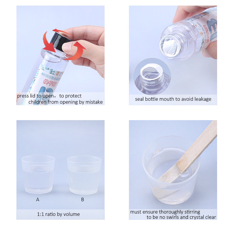 1:1 Clear Epoxy Resin Crystal  - مراجعة Epoxy Uv Resin Kit وسعره