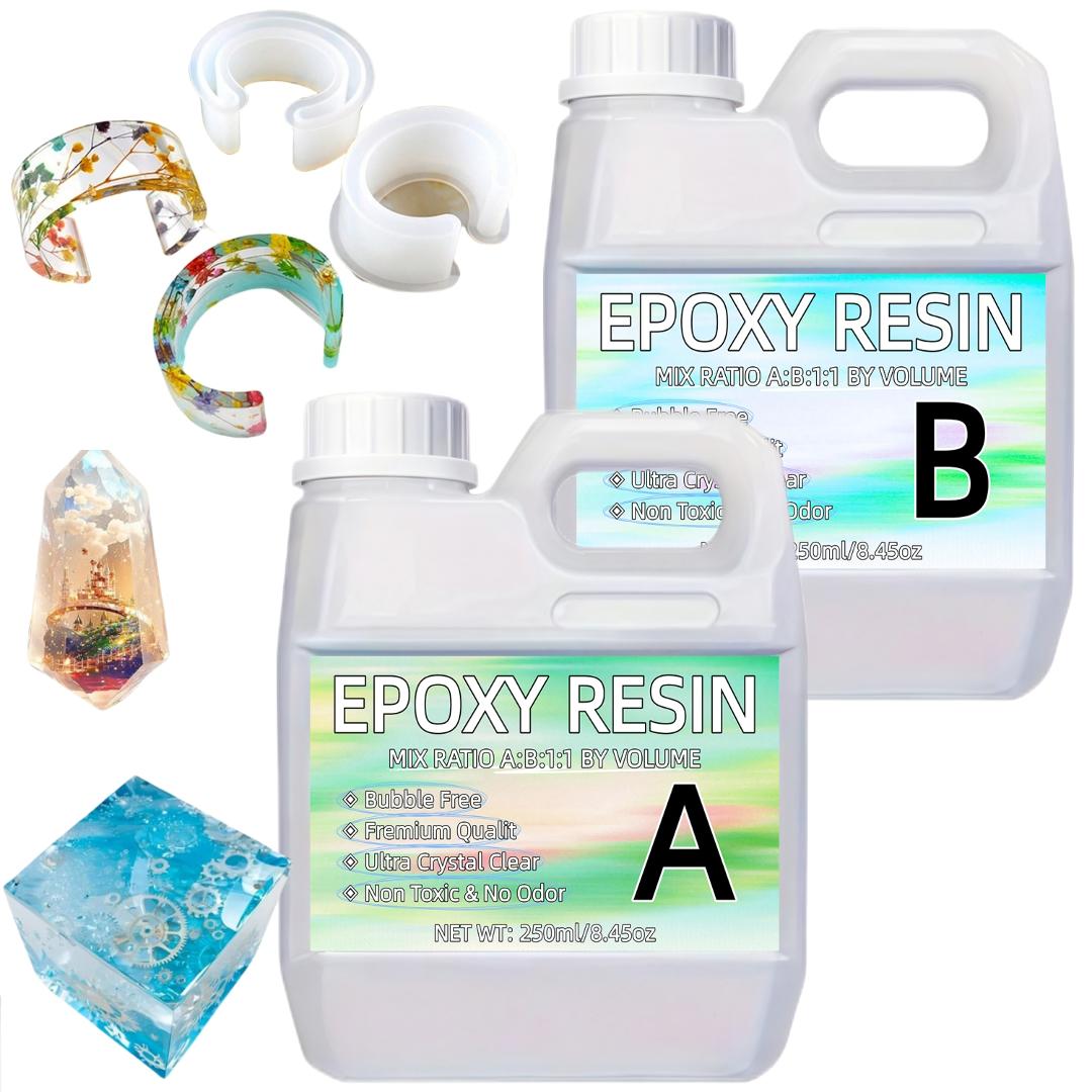 16.9oz Clear Epoxy Resin Kit C - مراجعة Resin Jewelry Kit وسعره