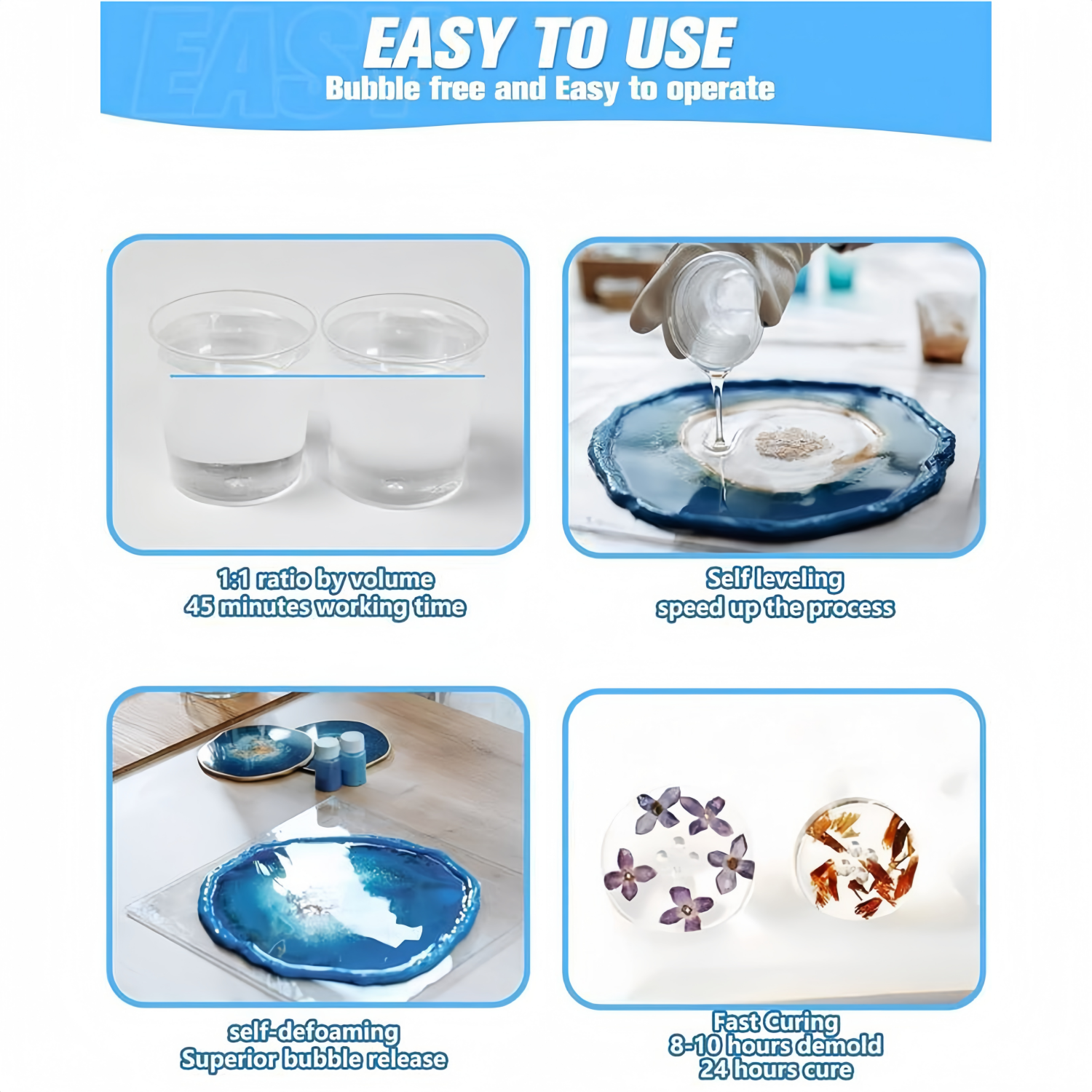 16.9oz Clear Epoxy Resin Kit C - مراجعة Resin Jewelry Kit وسعره