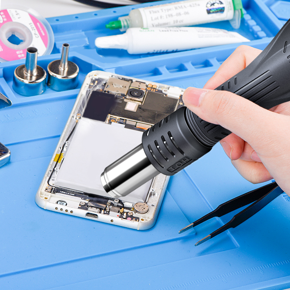 JCD HOT AIR GUN Soldering stat - مراجعة Heat Gun Small وسعره