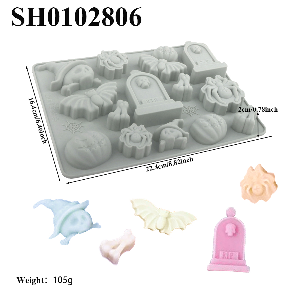 Halloween Element Tombstone Sp - مراجعة Silicone Mold Tray وسعره