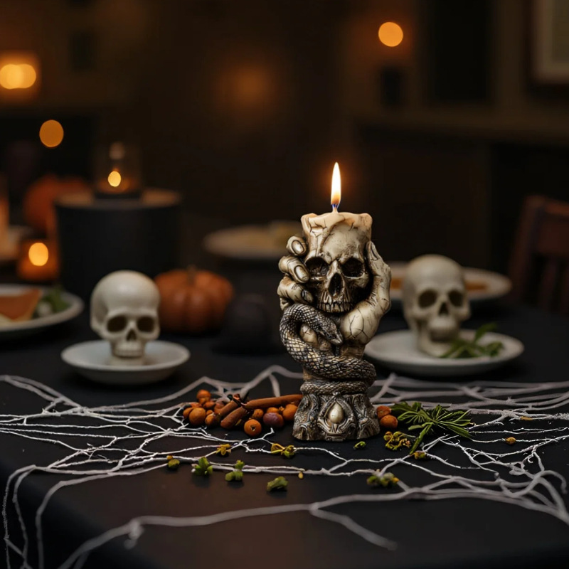 Halloween Skull Aroma Candle S - مراجعة Resin Craft Workshop وسعره