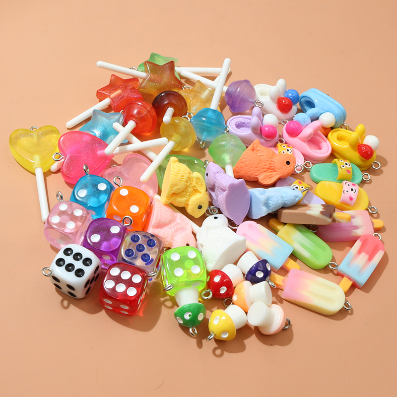 10PCS Resin Pendant Charms Rab - مراجعة Resin Craft Supplies وسعره