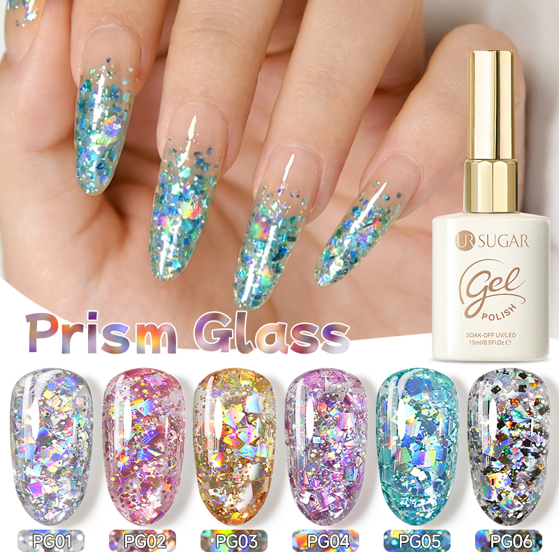 UR SUGAR 6PCS Chunky Glitter G - مراجعة Resin Glitter Pack وسعره