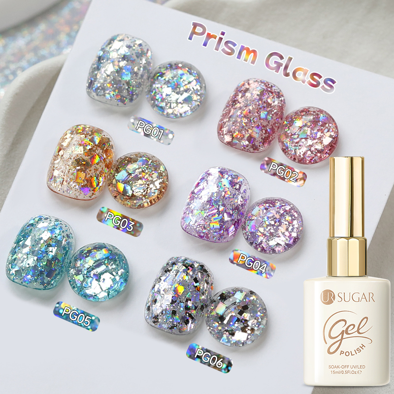 UR SUGAR 6PCS Chunky Glitter G - مراجعة Resin Glitter Pack وسعره