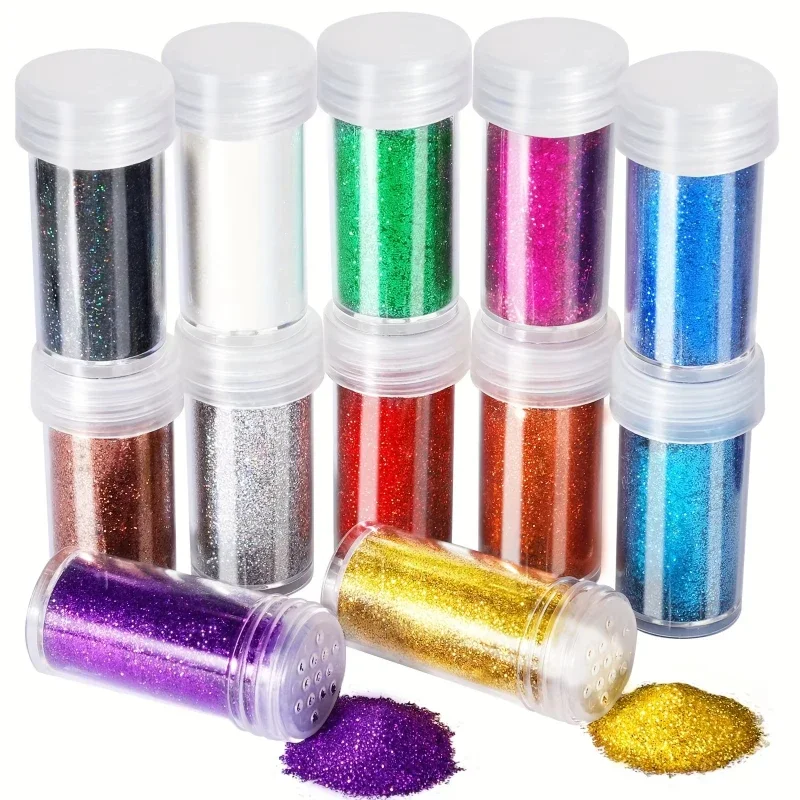 12 Pack Extra Fine Glitter Cra - مراجعة Resin Glitter Pack وسعره