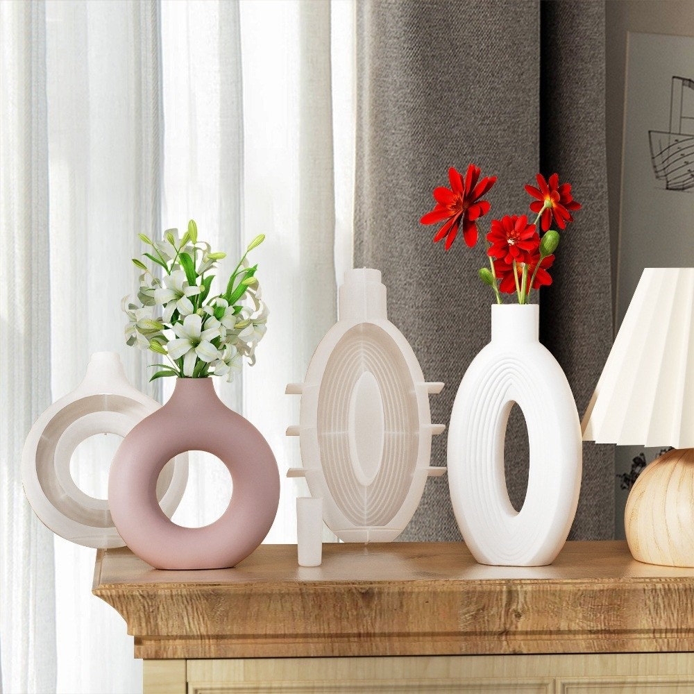 Oval Stripe Silicone Vase Mold - مراجعة Resin Craft Workshop وسعره