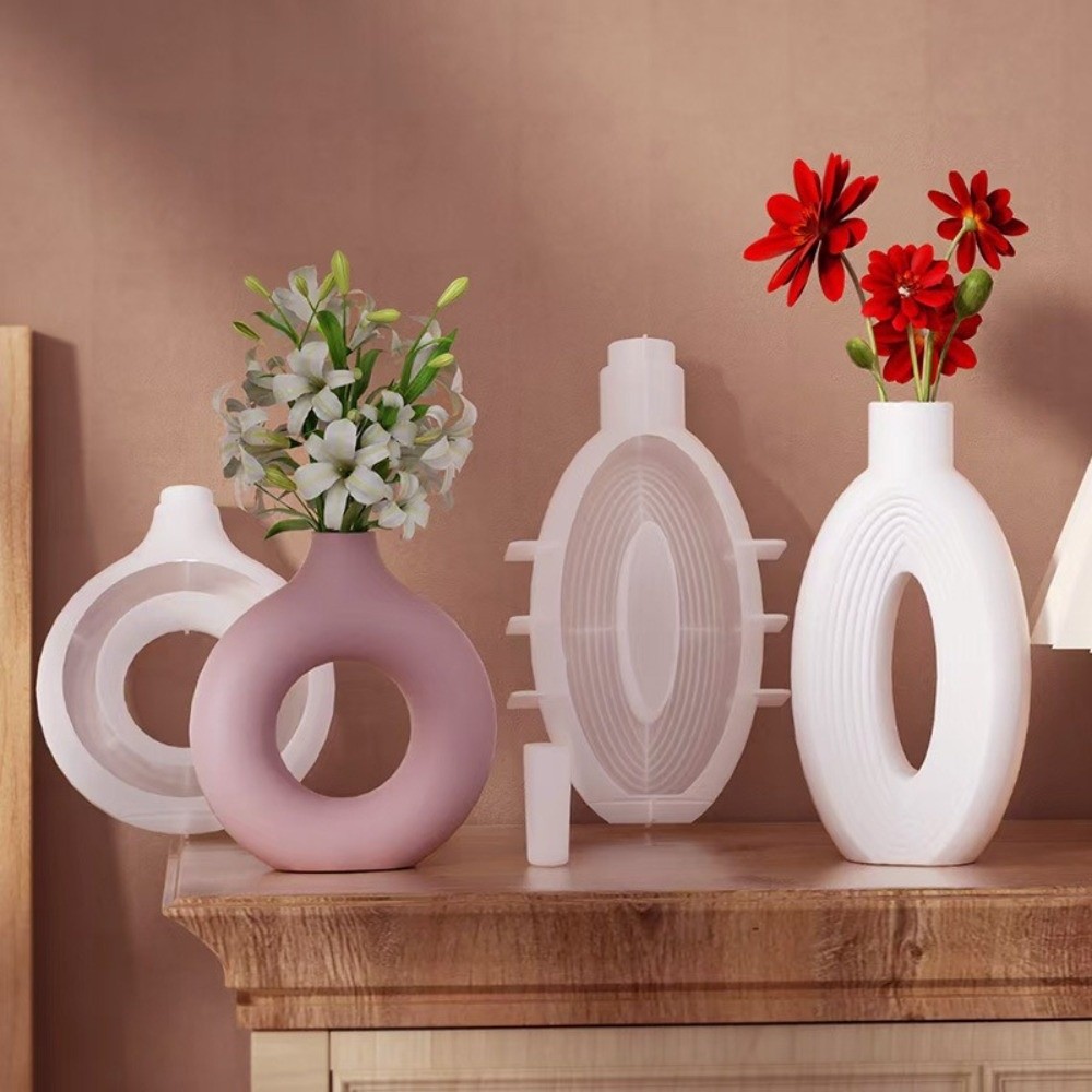 Oval Stripe Silicone Vase Mold - مراجعة Resin Craft Workshop وسعره