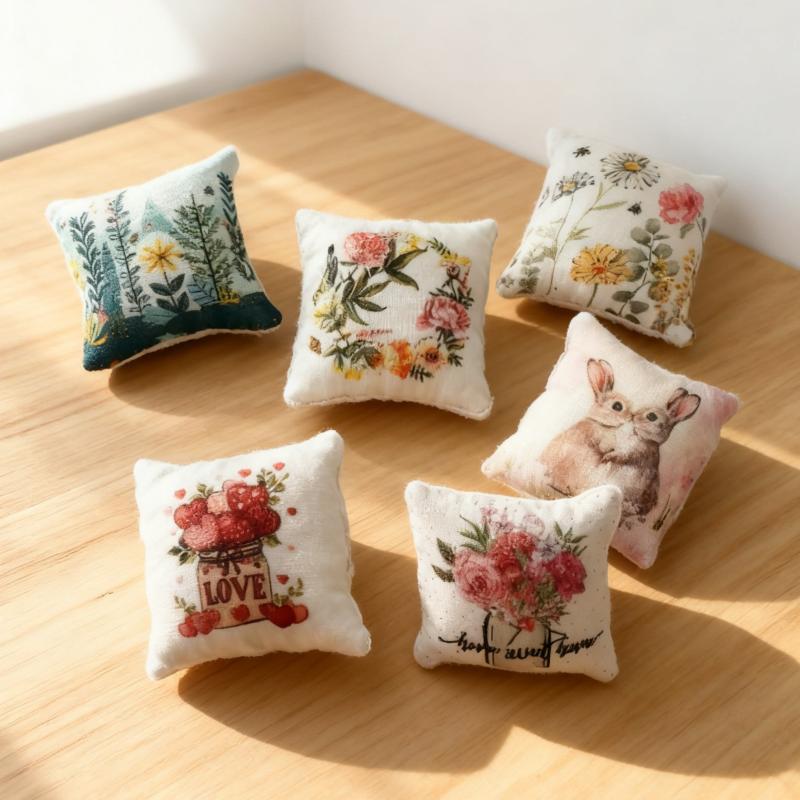 2Pcs Dollhouse Bedroom Sofa Sc - مراجعة Crafting Resin وسعره
