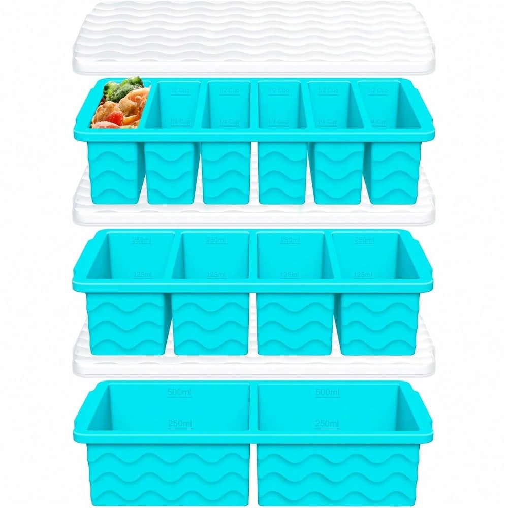 3-Pack Silicone Freezer Trays  - مراجعة Silicone Mold Tray وسعره