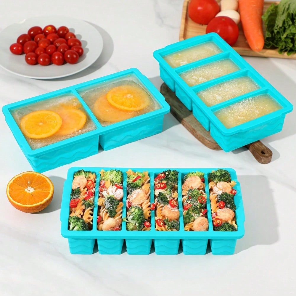 3-Pack Silicone Freezer Trays  - مراجعة Silicone Mold Tray وسعره