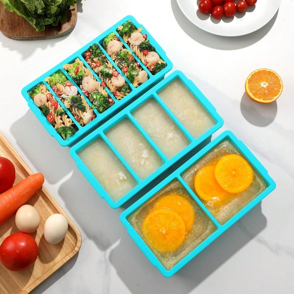 3-Pack Silicone Freezer Trays  - مراجعة Silicone Mold Tray وسعره