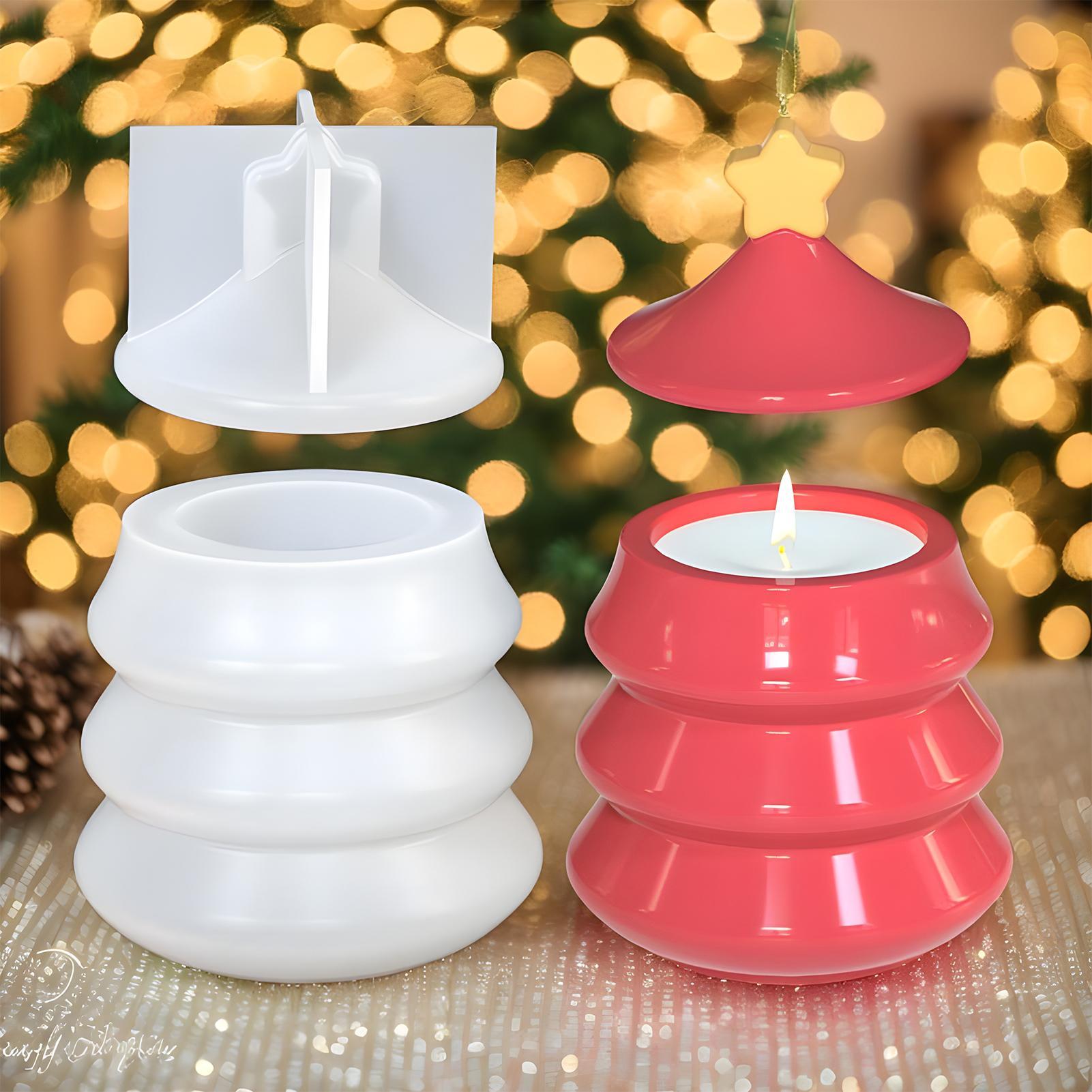 Christmas Tree Jar Mold DIY Si - مراجعة Resin Craft Workshop وسعره
