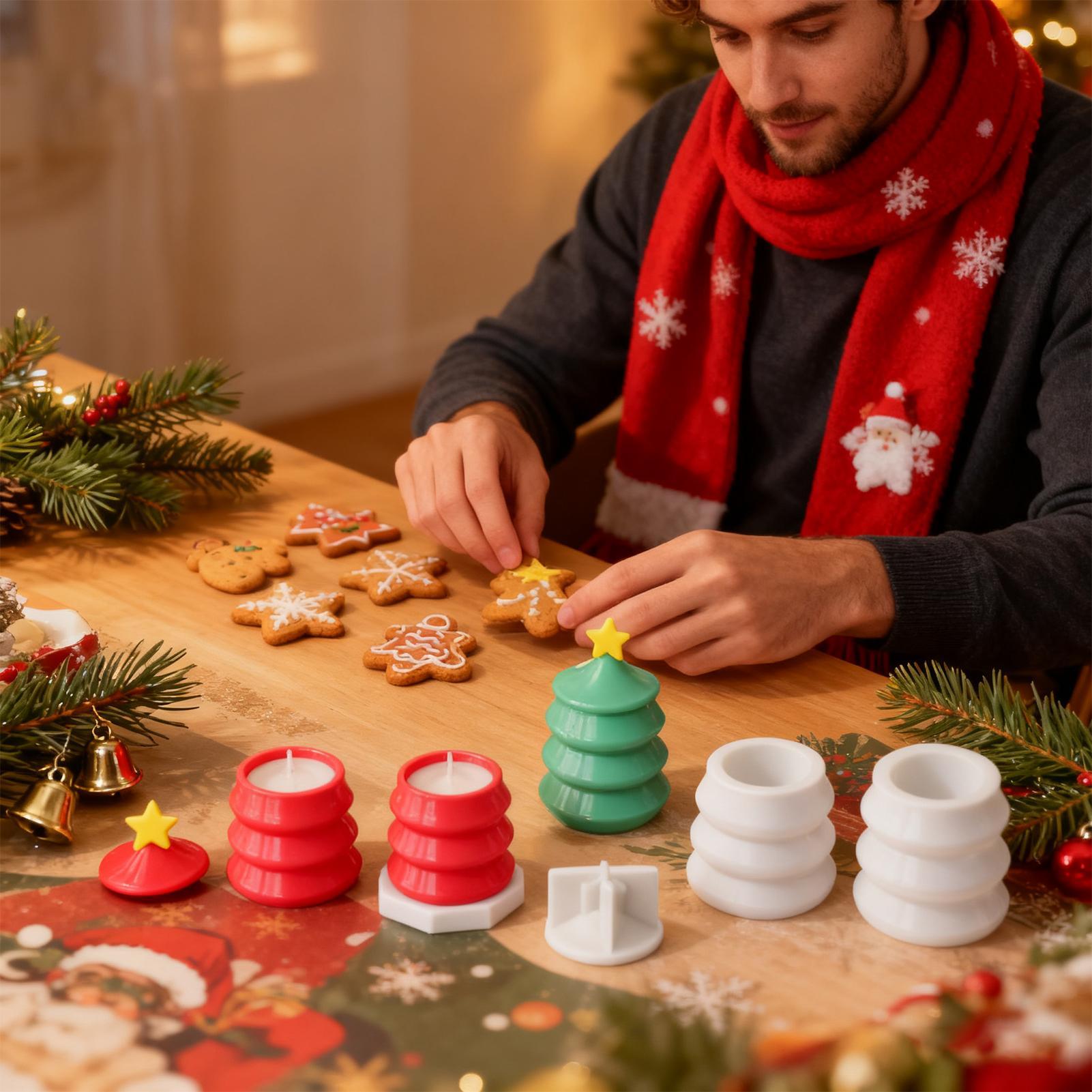 Christmas Tree Jar Mold DIY Si - مراجعة Resin Craft Workshop وسعره