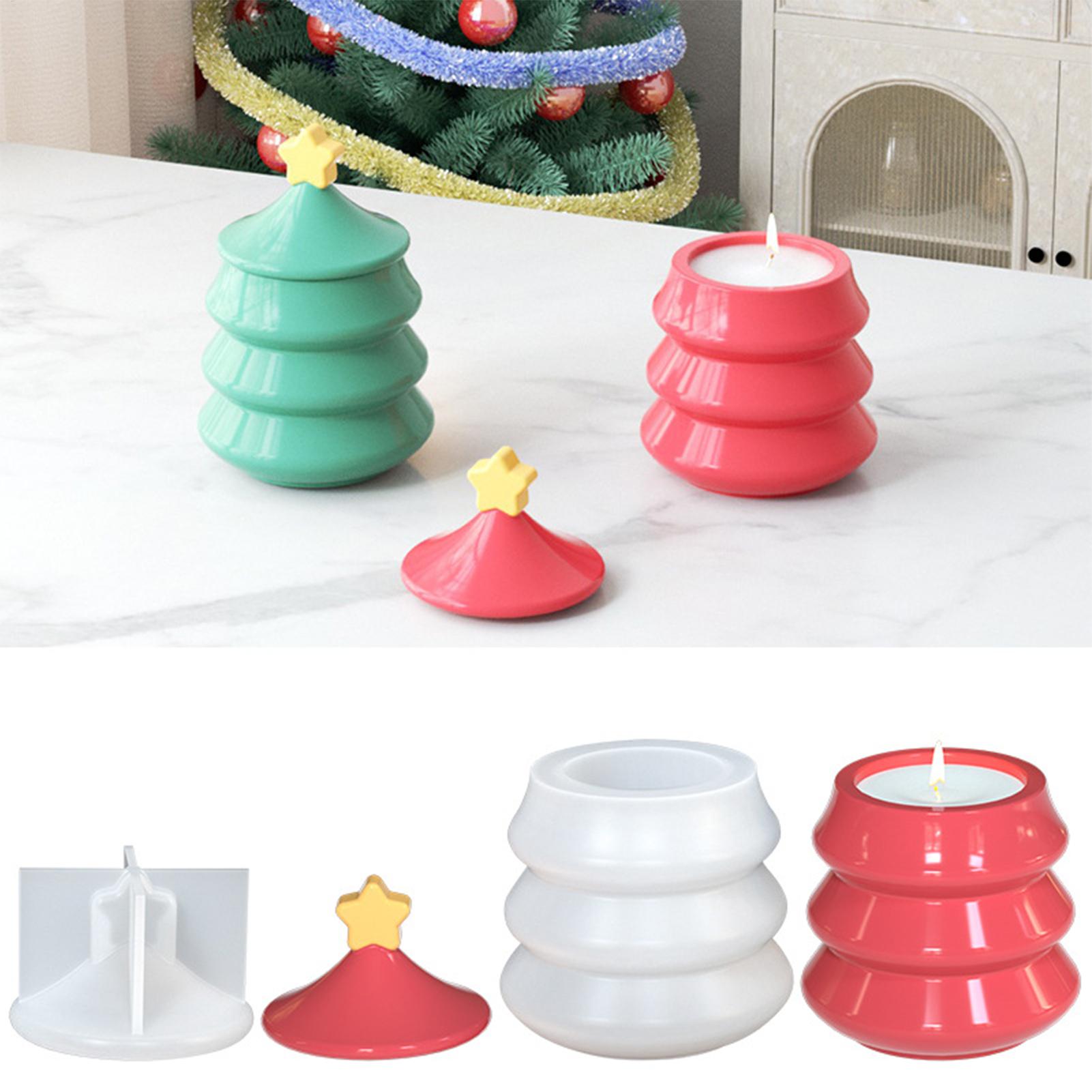 Christmas Tree Jar Mold DIY Si - مراجعة Resin Craft Workshop وسعره