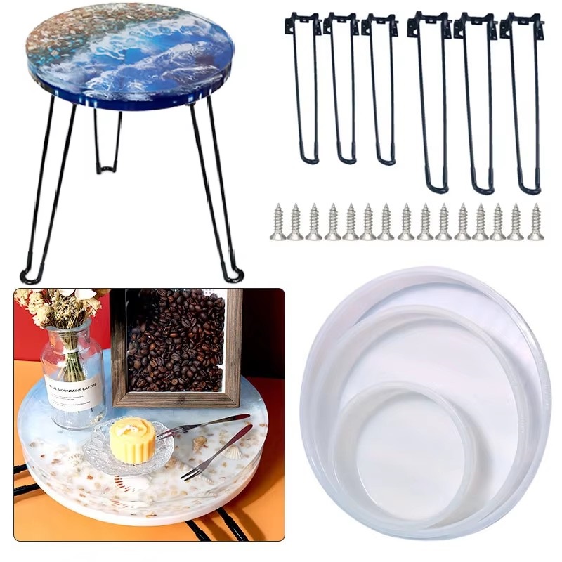 Large Round Tray UV Resin Mold - مراجعة Coaster Mold Round وسعره